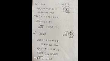 Square and squareroots. Ex 5.3 qn no. 6 solution #squaresandsquareroots