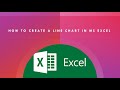 How to Create Line Chart / Graph in MS Excel