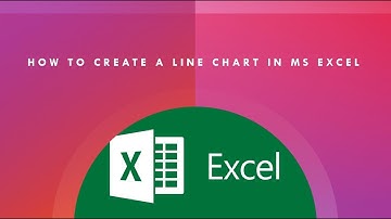 How to Create Line Chart / Graph in MS Excel