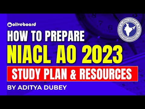 How To Prepare For NIACL AO 2023 | Study Plan & All Resources | By Aditya Dubey