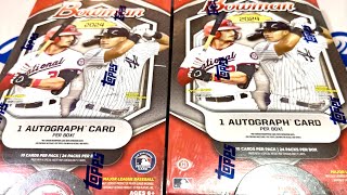 ANOTHER HUGE AUTO!  NEW RELEASE!  2024 BOWMAN BASEBALL HOBBY BOXES! by Jabs Family 11,207 views 3 days ago 27 minutes