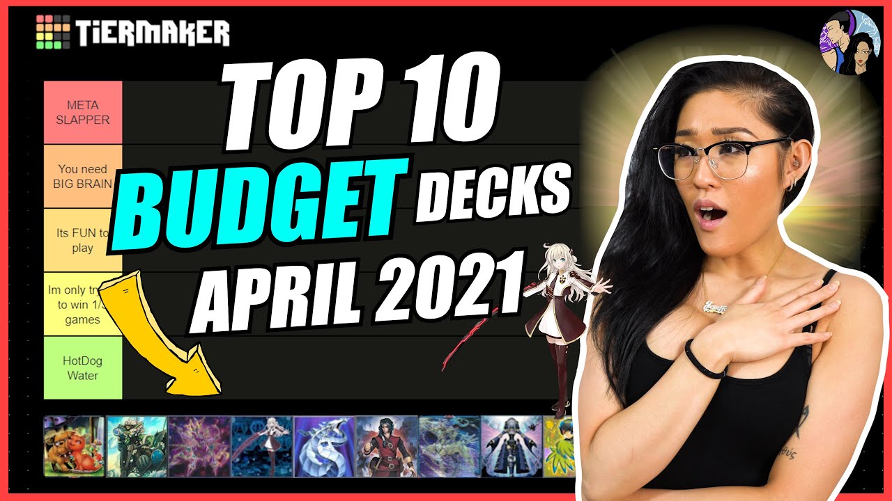 TOP 10 *BUDGET* YUGIOH DECKS YOU NEED RIGHT NOW APRIL 2021 YouTube