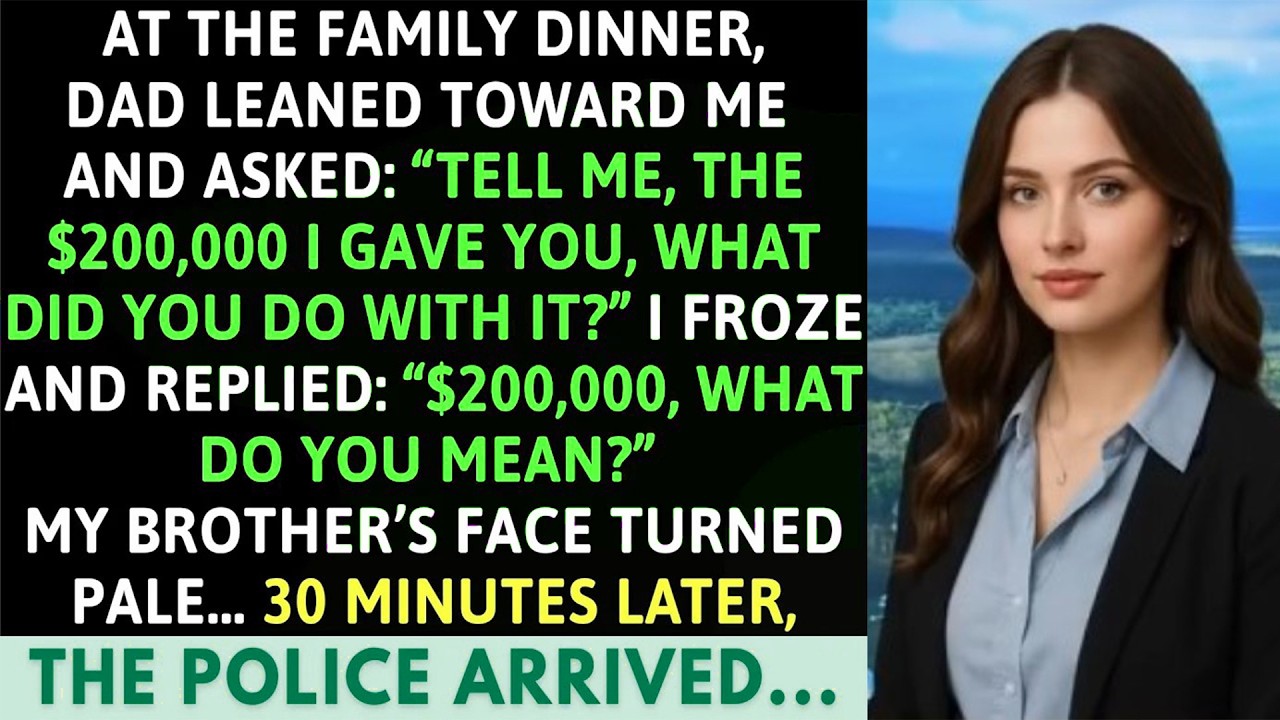 My Dad Asked Where the $200,000 Went—So I Exposed the Truth at Our Anniversary Dinner