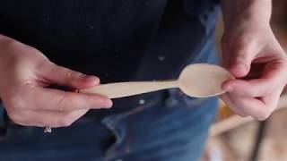 Finish carving a teaspoon - spoon carving with JoJo Wood - pt 4