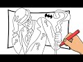 HOW TO DRAW BATMAN VILLAIN ENIGMA - BATMAN COLORING PAGES - DRAWING AND COLORING