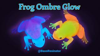 Este Rana Tiene Ombre Glow #resinart #frog