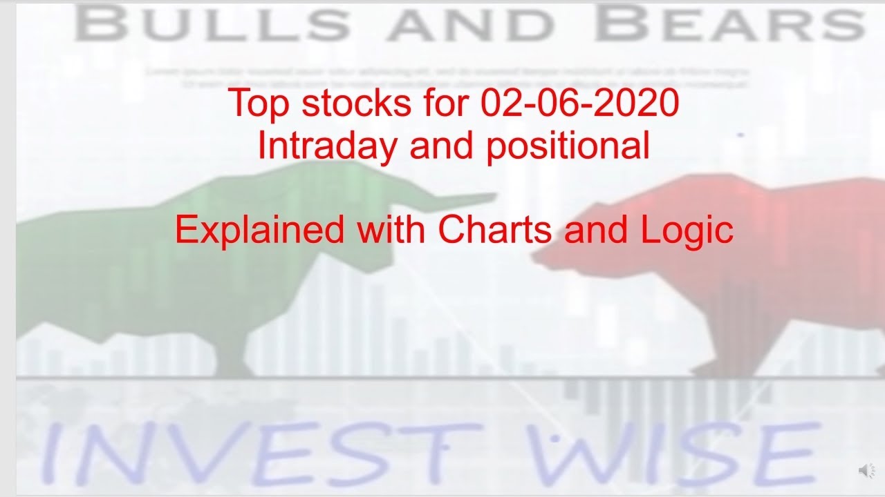 Top Stocks to Trade for 02 06 20 with Charts and Logic | high profit | स्टॉक्स फॉर इंट्राडे