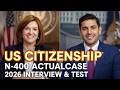 U.S. Citizenship Interview 2026 Practice Small Talk - Real Questions &amp; Sample Answers #n400 #uscis