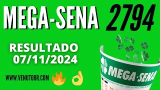 Resultado Mega-Sena 2794
