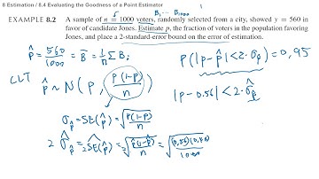 w2 ch 8.4~8.5 Estimation