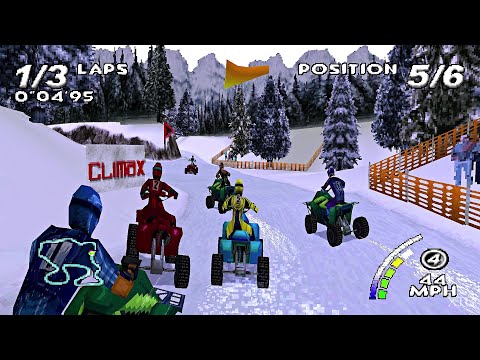 ATV: Quad Power Racing PS1 Gameplay HD