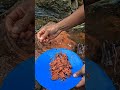 I tried panning for these stone chips, and the results were unexpected,😍😍😍