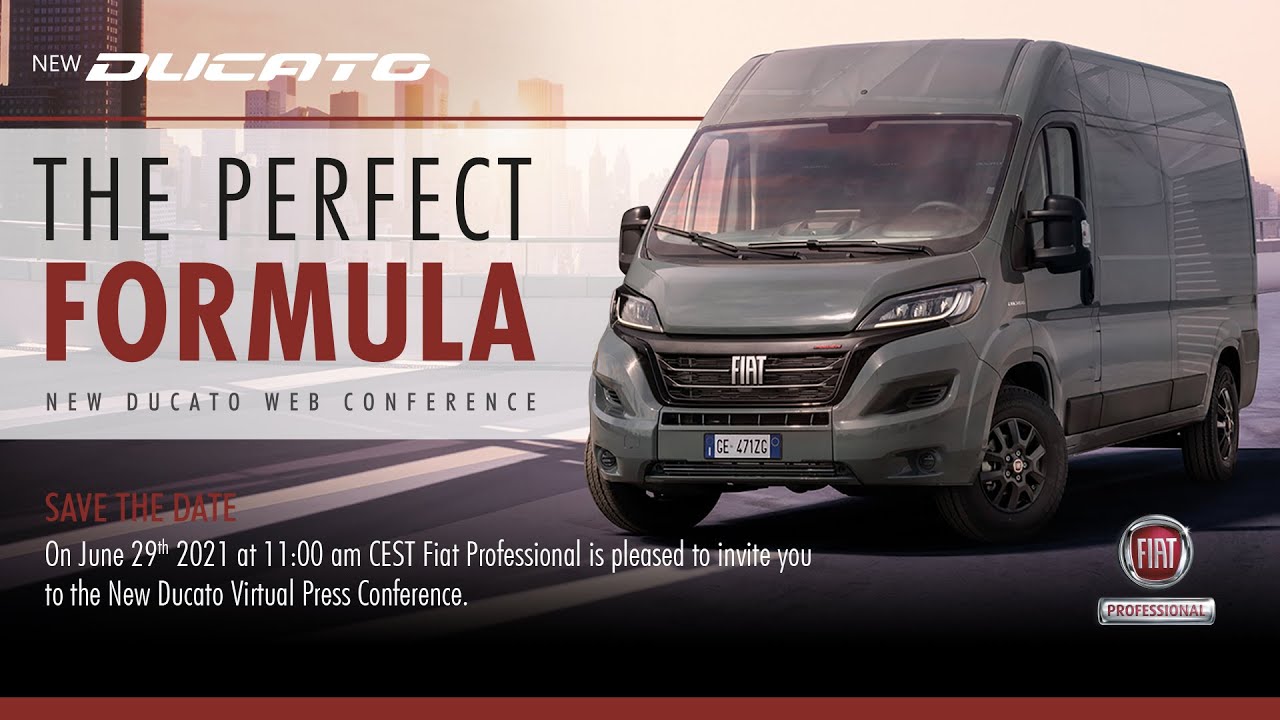 Fiat Professional Unveils The Ducato 2021