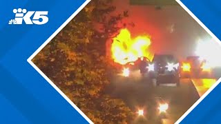 Driver dies after crash on I-5 in Kent