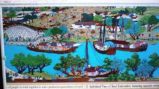 珠繍工藝畫清明上河图 英語解說 Bead Embroidery Scroll of Riverside Scene at Qingming Festival Brief Information 珠繍工藝畫清明上河图 英語解說 Bead Embroidery Scroll of Riverside Scene at Qingming Festival Brief Information