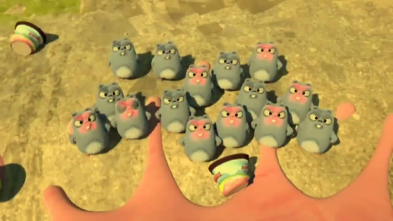 “When the Wind Hits… Lemmings Fly Away 🤣 / Cartoon For Kids 