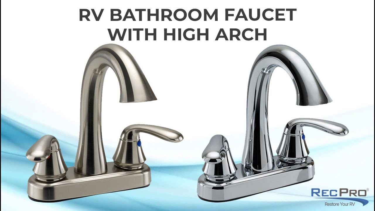 RV Bathroom Faucet with High Arch YouTube