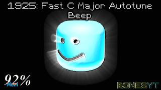 Fast C Major Autotune Beep (The Ultra OOF Variations Season 2 - [1925])
