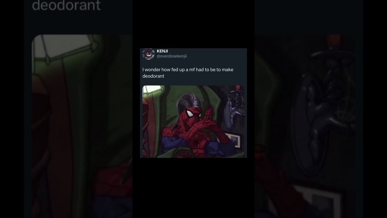 Watch Somebody must’ve been that musty 😭😂 #shorts #funny #relatable #spiderman #memes on YouTube Watch Somebody must’ve been that musty 😭😂 #shorts #funny #relatable #spiderman #memes on YouTube