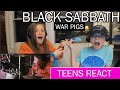 Teens Reaction - Black Sabbath ( War Pigs ) Live