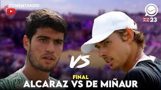 ? CARLOS ALCARAZ - ALEX DE MIÑAUR [FINAL ATP QUEENS] - COMENTANDO EN DIRECTO