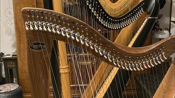 Fading Sunlight-Pieces for Lever Harp by Kristine Warmhold played on @DustyStrings1  FH34s harp