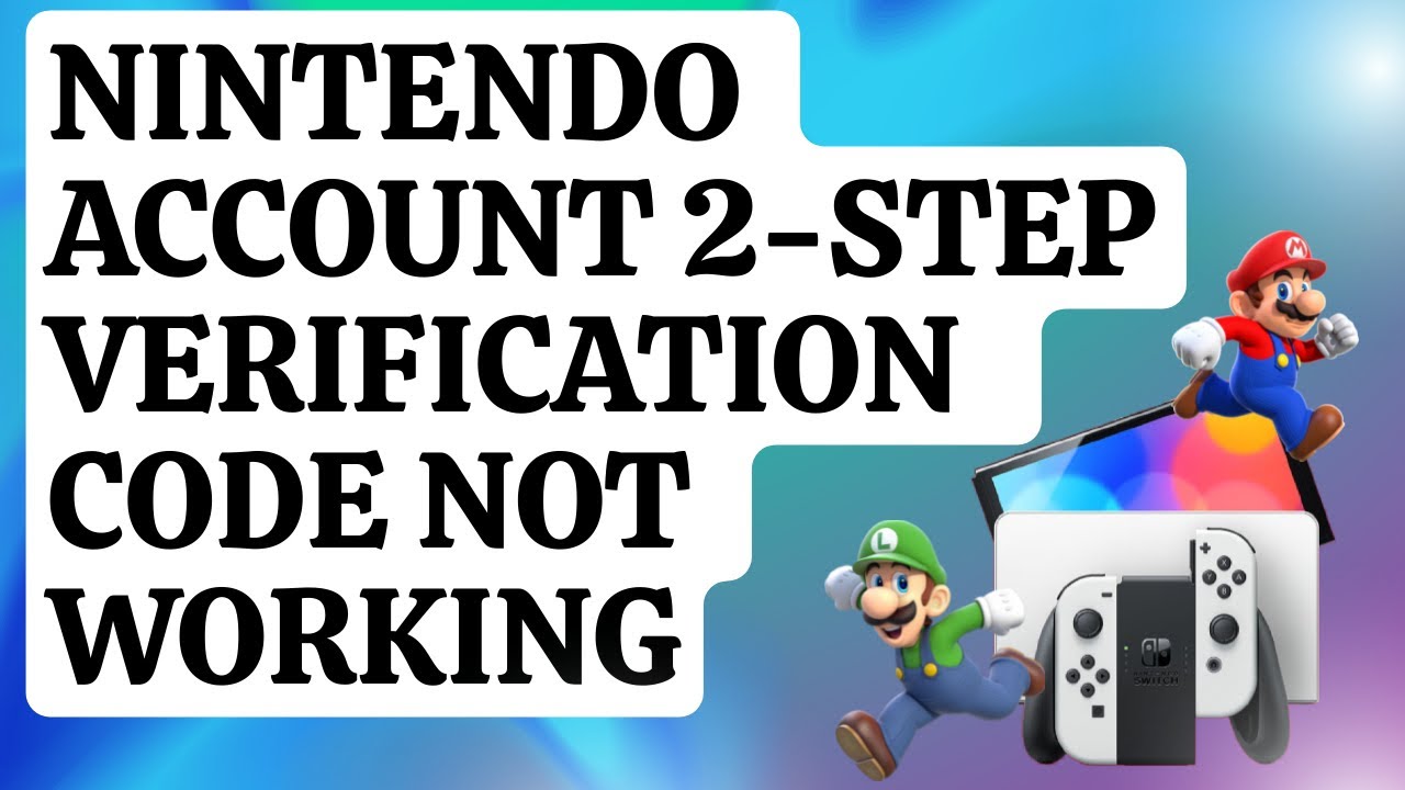 Nintendo Accounts now have Two-Factor Authentication - Vooks