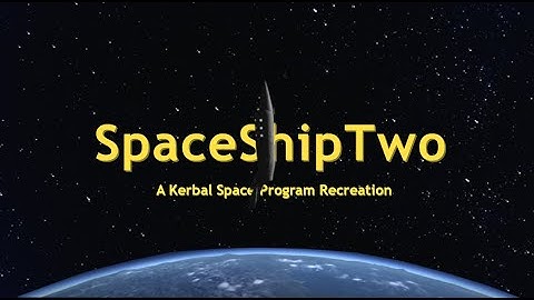 SpaceShipTwo in Kerbal Space Program