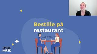 How to order in Norwegian in a restaurant!