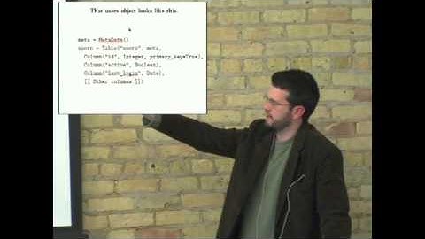 SQLAlchemy: As She is Code, an opinionated Intro