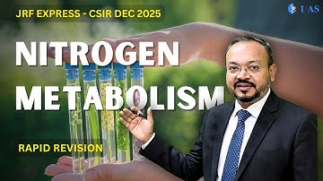JRF Express - Complete Plant Physiology | CSIR NET Dec 2025 I Emotion 6.0 | Rapid Revision by IFAS!