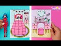 Making Cute Paper Dollhouse | DIY EASY | paper craft idea | homemade craft