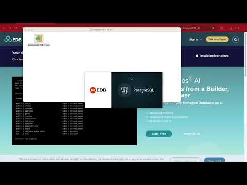 PostgreSQL/pgAdmin installation - Mac