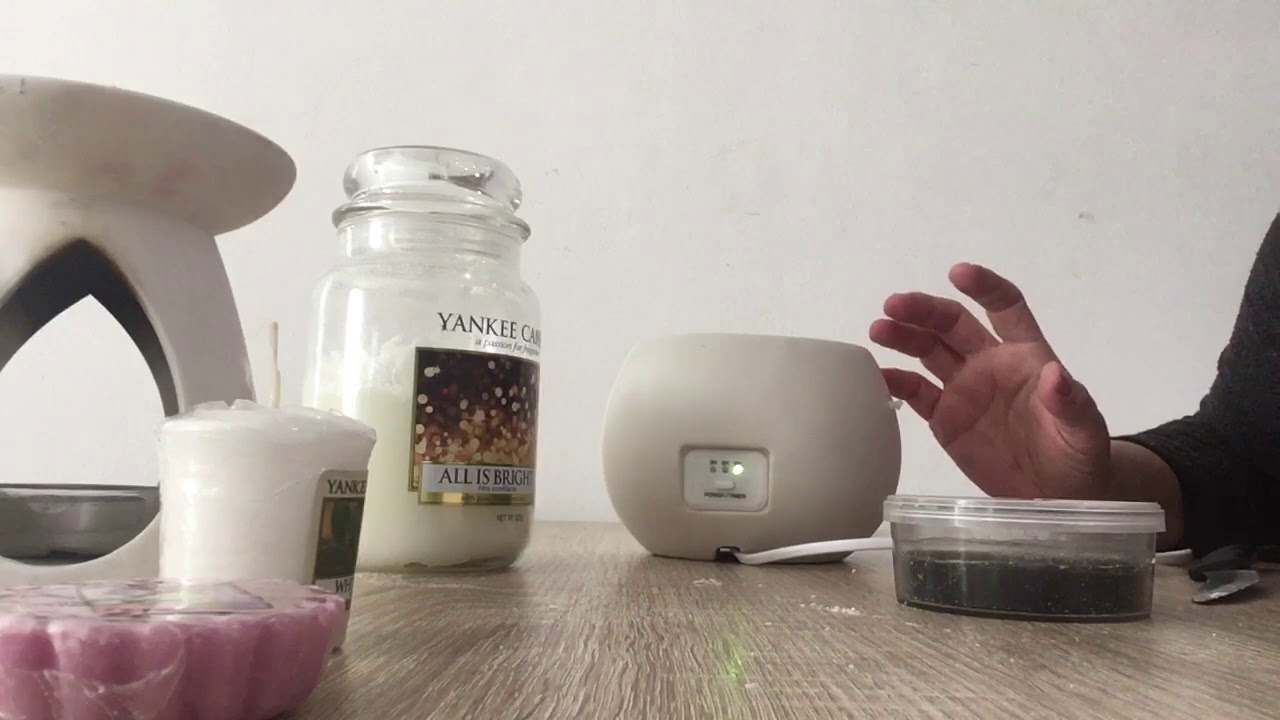 Utilizzo di scenterpiece della yankee candle con riciclo delle vaschette. 