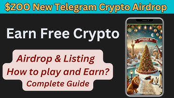 $ZOO New Telegram Crypto Airdrop | Listing Soon | Mining End 31st January | Tech & sports #crypto