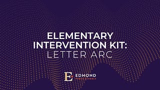 Intervention Kit: Letter Arc