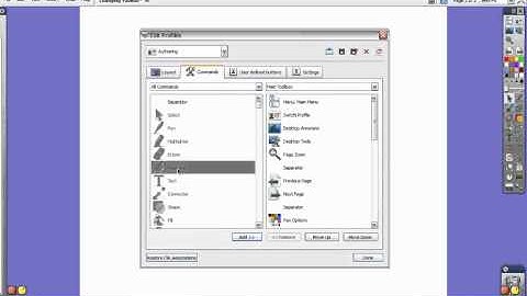 Changing Your Toolbar in ActivInspire
