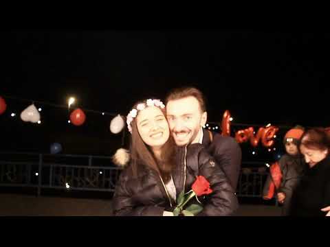 ხელის თხოვნა დაბადების დღეზე   გიო \u0026 თამო