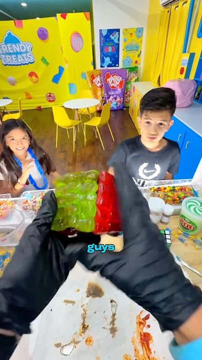 Can you Make a Rubik’s Cube out of JOLLY RANCHERS?! 🍬🧊🧩 #candy #pov #candystore