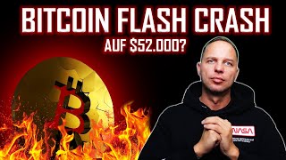 BITCOIN Flash Crash! 💥 Alles spricht für $52.000 sofern.....