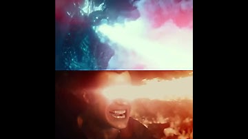 Godzilla Vs Mechagodzilla and Superman Vs Doomsday - Beam Clash Comparison