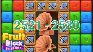 fruit block friends game, level 2521 to 2530 screenshot 4