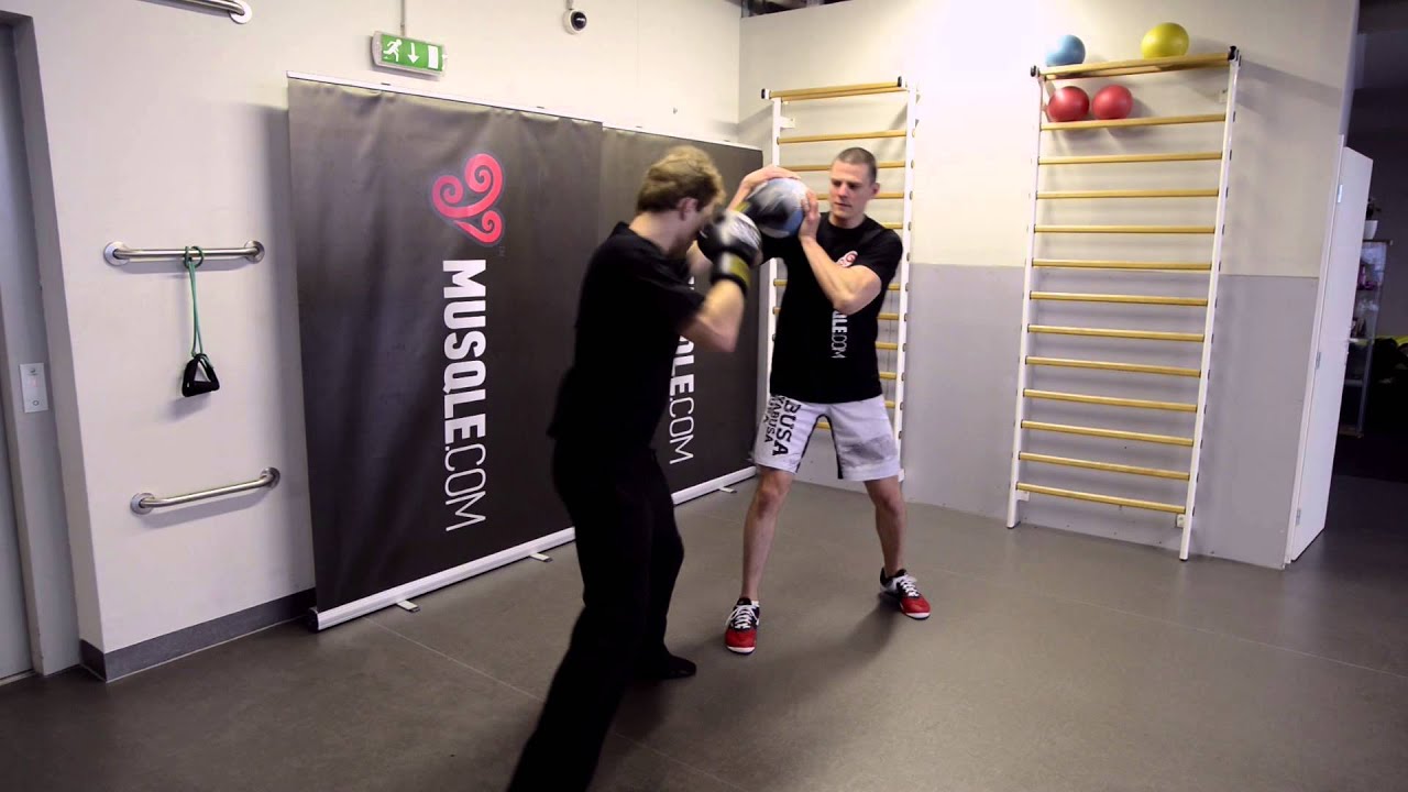 Medicine ball boxing in pair YouTube
