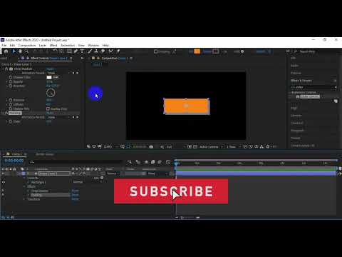 How to make a Rectangle Self-Resize to Text Size in Adobe After Effects CC