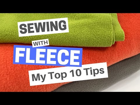 Sewing With Fleece | My Top 10 Tips &