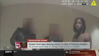Kareem Hunt video breakdown | Hunt attacked by woman