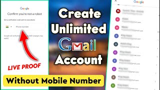 Unlimited Gmail Account Without Number Verification | Unlimited Gmail Kaise Banaye | King TECH screenshot 5