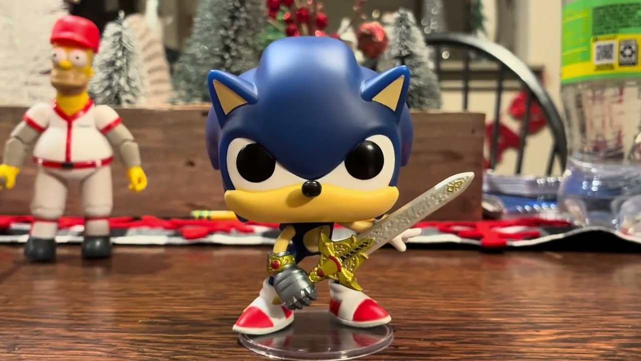 Sonic Funko Pop and Baseball Homer unboxing