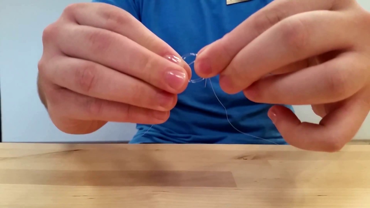 Backwoods Fishing Tips Attaching Leader to Tippet YouTube