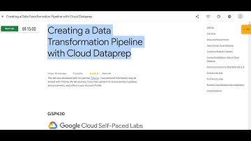 Creating a Data Transformation Pipeline with Cloud Dataprep | #30daysofgooglecloud | Step by Step |